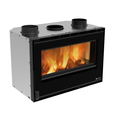 Włoski kominek żeliwny La Nordica 80 crystal Evo, 7.4kW - Włoskie piece i kominki na drewno