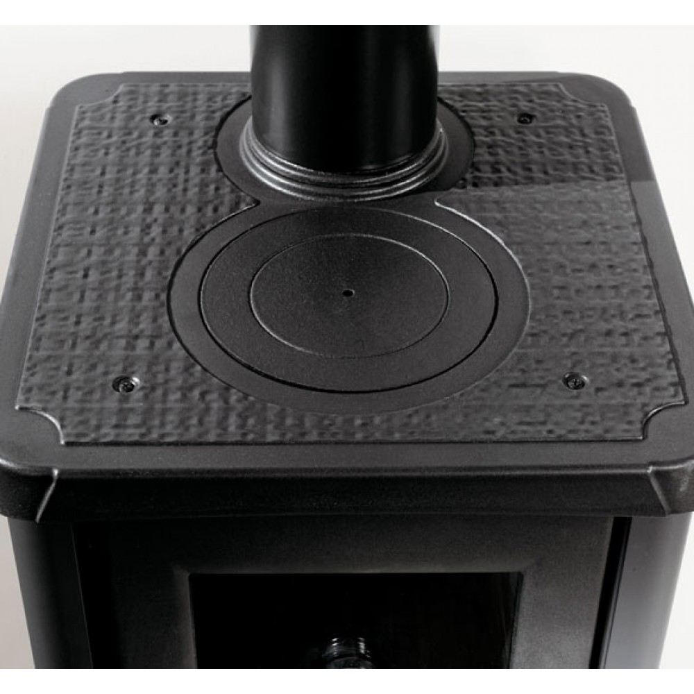 Włoski piec z piekarnikiem na drewno La Nordica Gemma Forno, czerwony, 7.3kW | Piece na drewno z piekarnikiem | Piece na drewno |