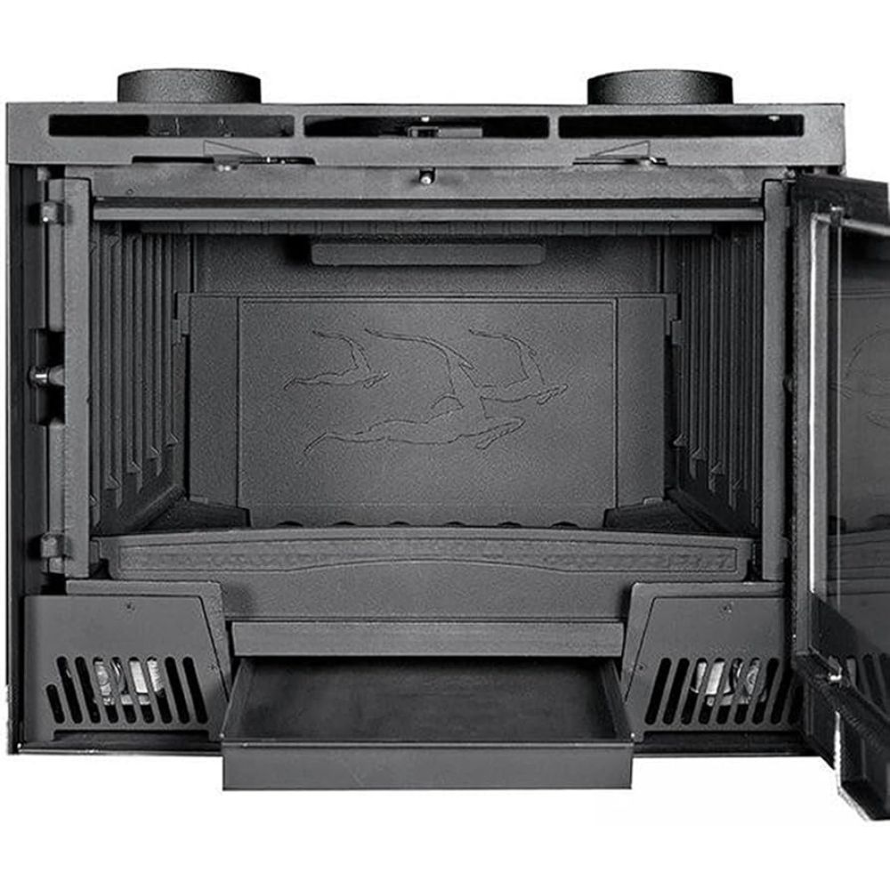 Włoski kominek żeliwny La Nordica Inserto 70 H49, 6.7kW | Nowoczesne kominki | Kominki |