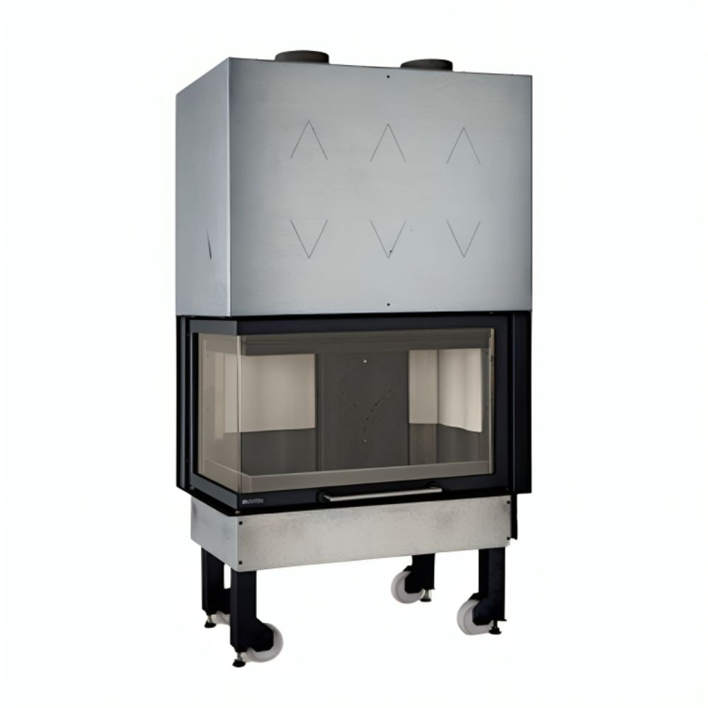 Włoski kominek żeliwny La Nordica Monoblocco 800 Angolo lewy, 10.0kW | Nowoczesne kominki | Kominki |