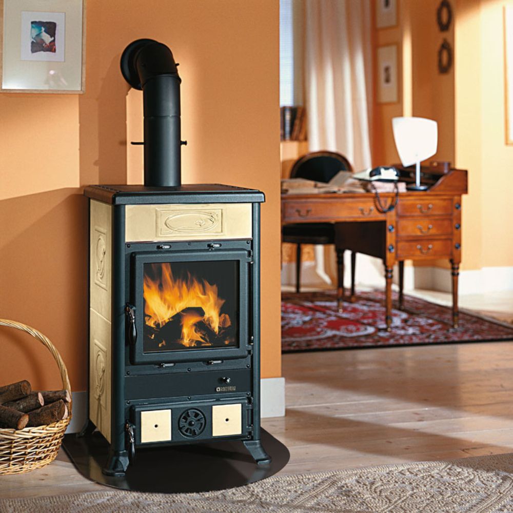 Włoski piece na drewno La Nordica Rossella R1, ecru, 9kW | Piece na drewno |  |
