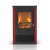 Piec na drewno Verso Theia, Bordowy, 9kW