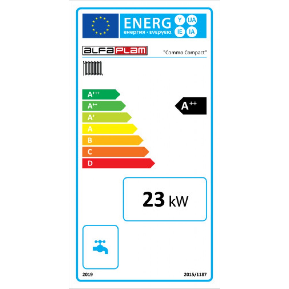 Kocioł na pellet Alfa Plam Commo Compact, 23kW | Kotły na pellet | Pellets |