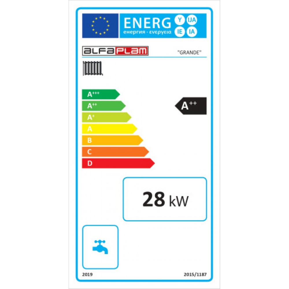 Kocioł na pellet Alfa Plam Grande, 28kW | Kotły na pellet | Pellets |