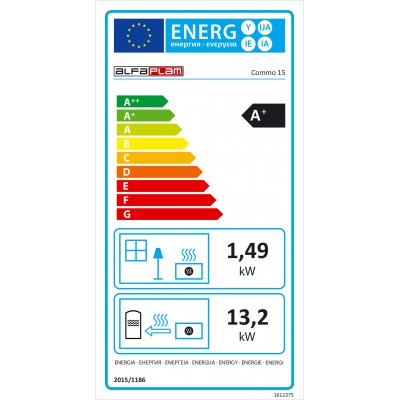 Piec / Kominek na pellet z płaszczem wodnym Alfa Plam Commo 15 Bordeaux, 15kW - Porównanie produktów