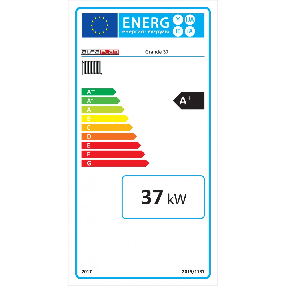 Kocioł na pellet Alfa Plam Grande 37, 37kW | Kotły na pellet | Pellets |