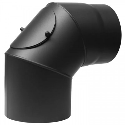 Kolano kominowe 90° PARKANEX z otworem czyszczącym, stal, czarne, Ø150, Grubość 2mm - Porównanie produktów