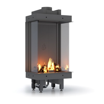 Kominki gazowe Velmora Fire GAS STANDING PANORAMA, 3.9kW - 6.0kW - Kominki