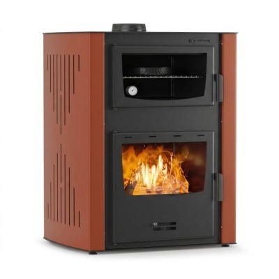 Piec na drewno z płaszczem wodnym i piekarnikiem Velmora Fire ATS HYDRO MASINA 90-30 terakota, 35kW - Porównanie produktów