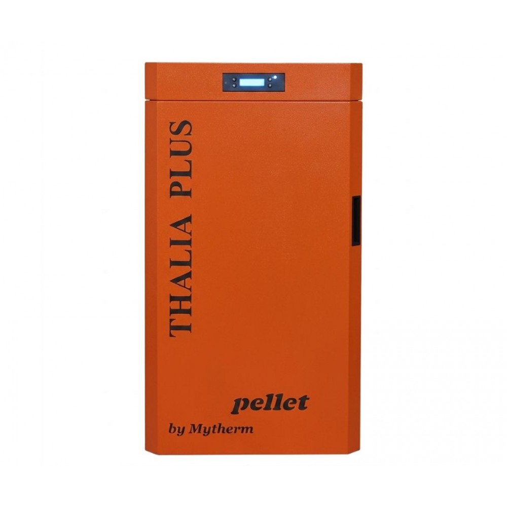 Kocioł na pellet Mytherm Thalia Plus 18 pomarańczowy, 18kW | Piece / kominki na pellet z płaszczem wodnym | Piece na pellet / Kominki na pellet |