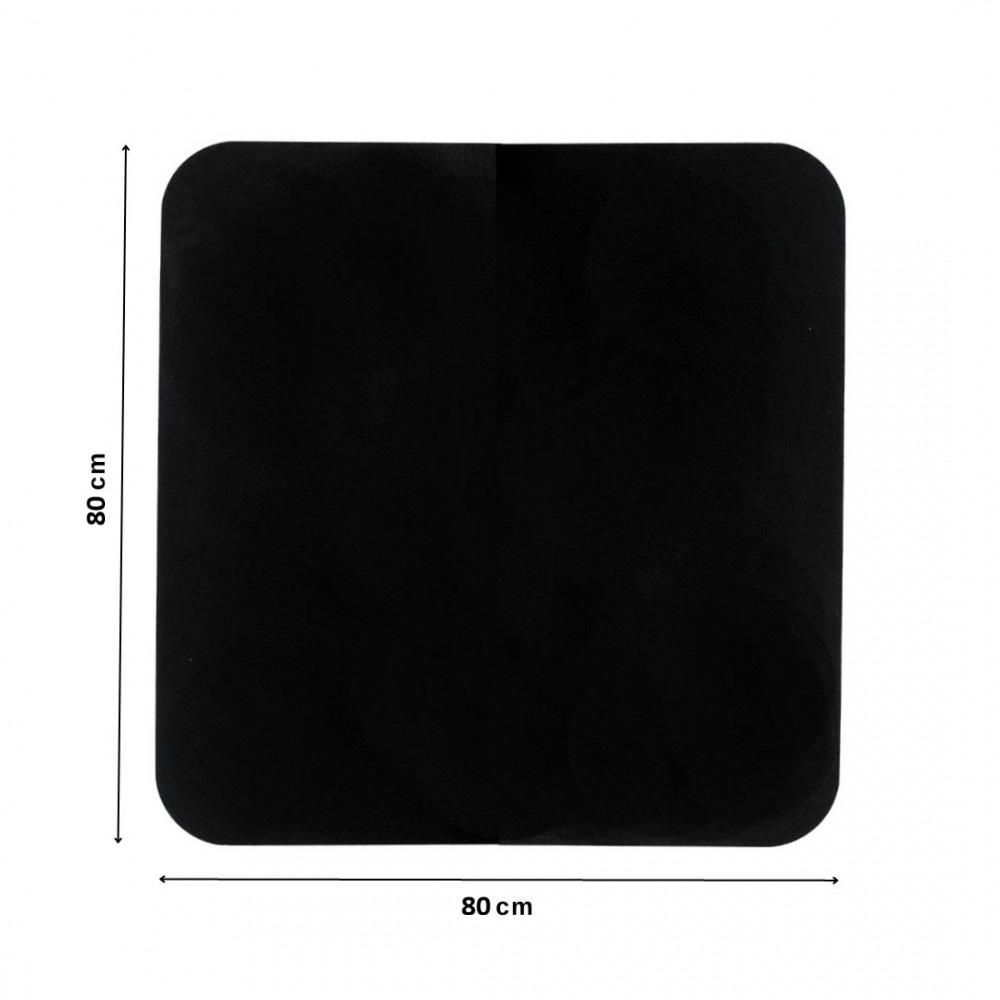 Płyta podłogowa do pieców na drewno, stal czarna 2mm, wymiary 80x80cm | Akcesoria do pieców |  |
