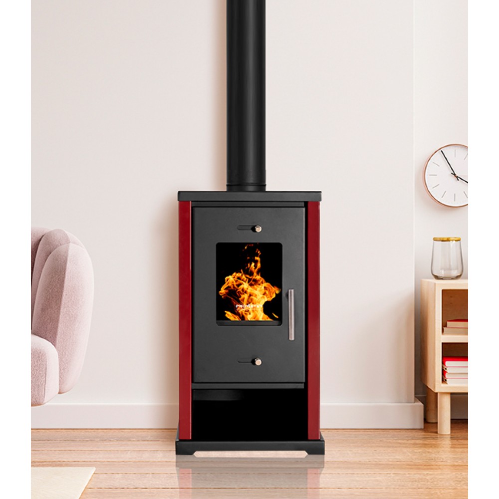 Piec na drewno Prometey EKO Mini Bordeaux, 6.4 kW | Piece na drewno |  |