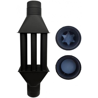 Kominowy wymiennik ciepła pieca opalanego drewnem Typhoon XL, średnica 150mm - Porównanie produktów