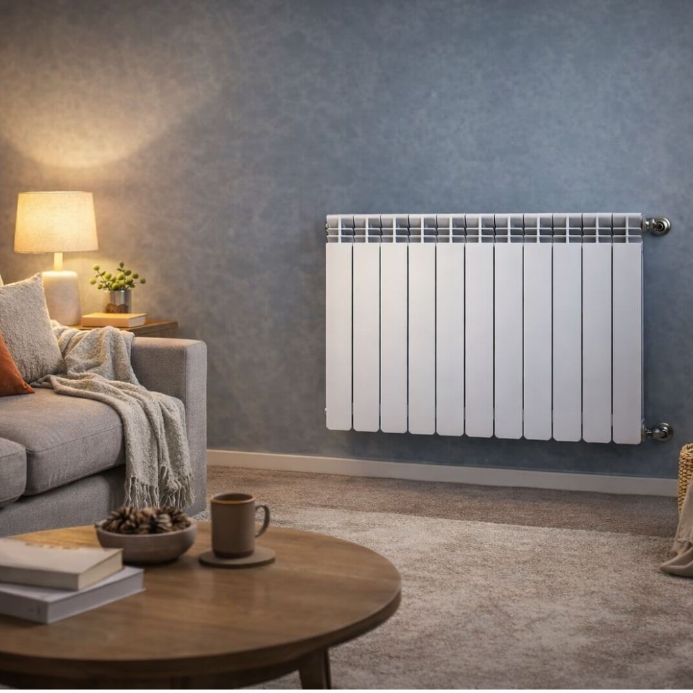 Komplet grzejników aluminiowych Helyos Evo H500, 10 szt. x 10 sekcji | Grzejniki aluminiowe | Grzejniki |