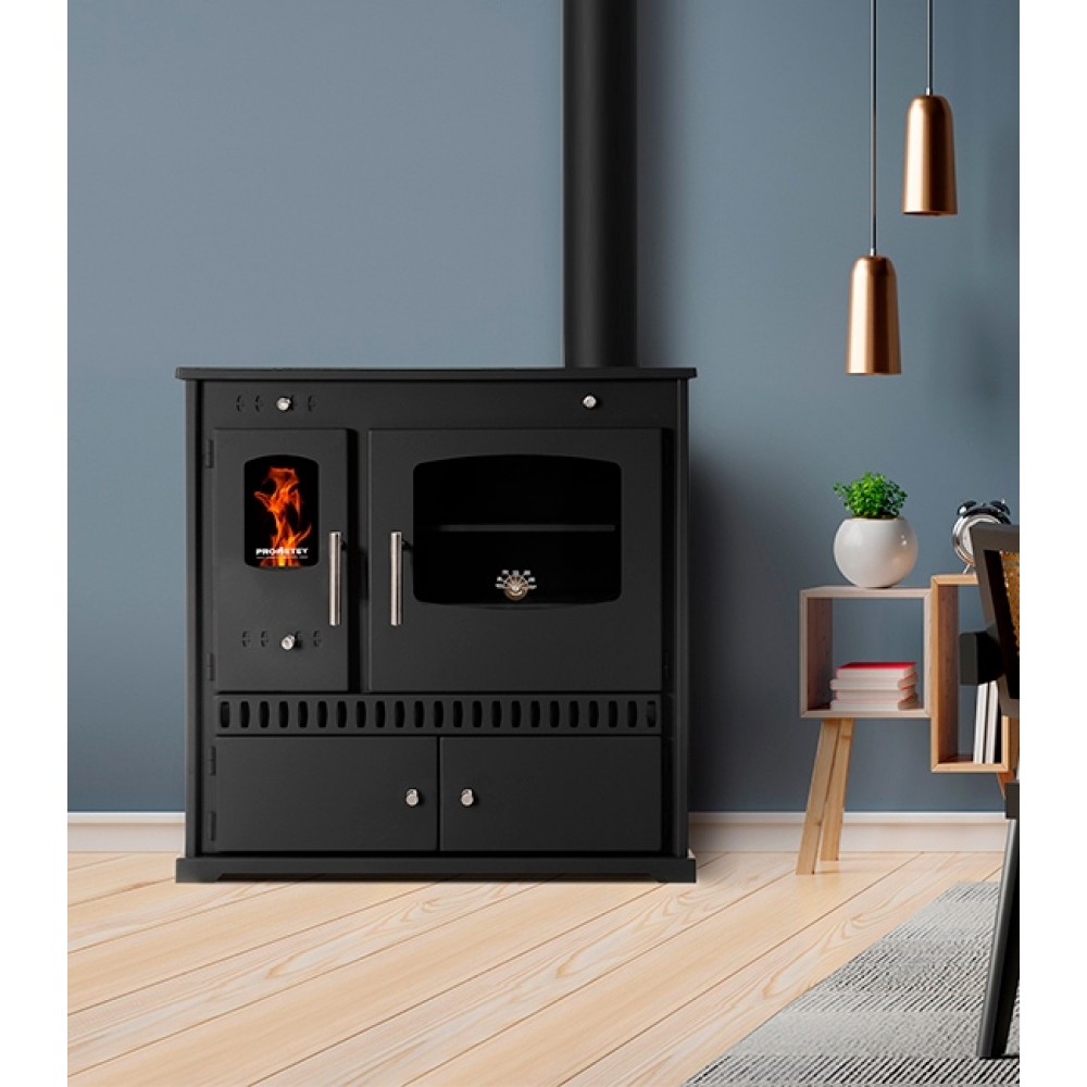 Kuchenka na drewno Prometey Perfect Eco, 7kW |  |  |