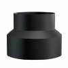 Adapter kominowy MK NERO, stal, czarne, Ø120-130, Grubość 2mm