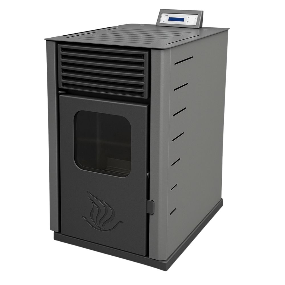 Piec na Pellet / Kominek na pellet Mytherm Angela TA 30 szary, 30kW | Piece na pellet / Kominki na pellet |  |