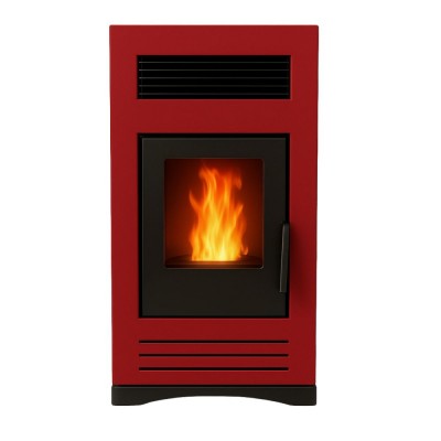 Piec na Pellet / Kominek na pellet Mytherm Angela TA 14 PRO czerwony, 14kW - Porównanie produktów