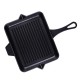Patelnia grillowa żeliwna emaliowana Hosse, Black Onyx, 26x32cm | Patelnia grillowa żeliwna | Patelnia żeliwna |