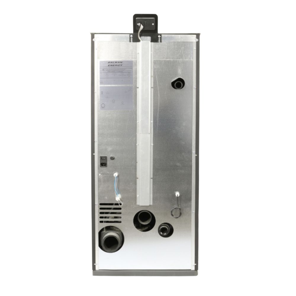 Piec / Kominek na pellet z płaszczem wodnym Mytherm IOLI TSA 45 szary, z wentylatorem, 48.5kW | Piece / kominki na pellet z płaszczem wodnym | Piece na pellet / Kominki na pellet |