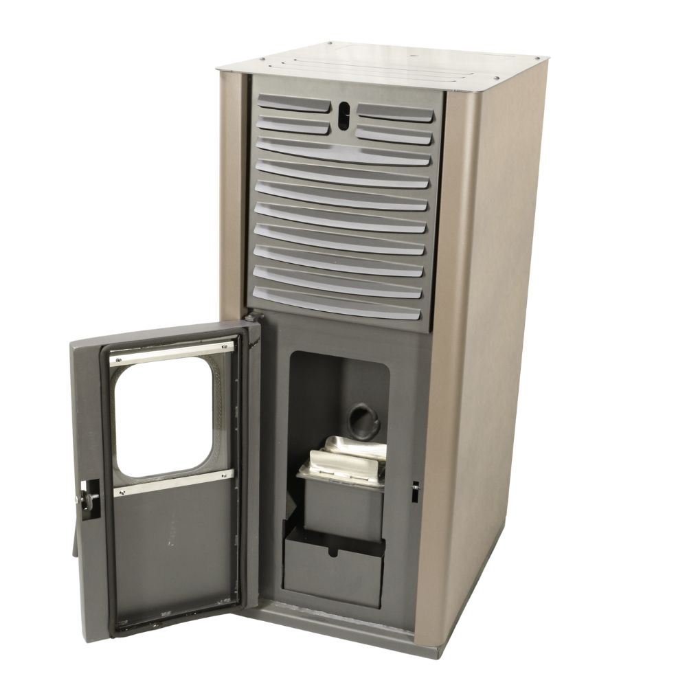 Piec / Kominek na pellet z płaszczem wodnym Mytherm IOLI TSA 18 beżowy, z wentylatorem, 18kW | Piece / kominki na pellet z płaszczem wodnym | Piece na pellet / Kominki na pellet |