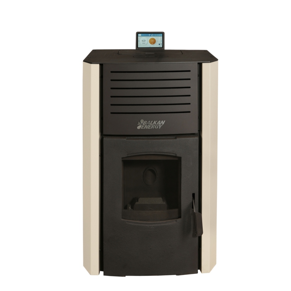 Piec / Kominek na pellet z płaszczem wodnym Balkan Energy Beatrice, 20kW | Piece / kominki na pellet z płaszczem wodnym | Piece na pellet / Kominki na pellet |