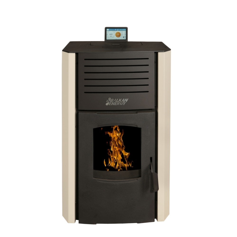 Piec / Kominek na pellet z płaszczem wodnym Balkan Energy Beatrice, 20kW | Piece / kominki na pellet z płaszczem wodnym | Piece na pellet / Kominki na pellet |