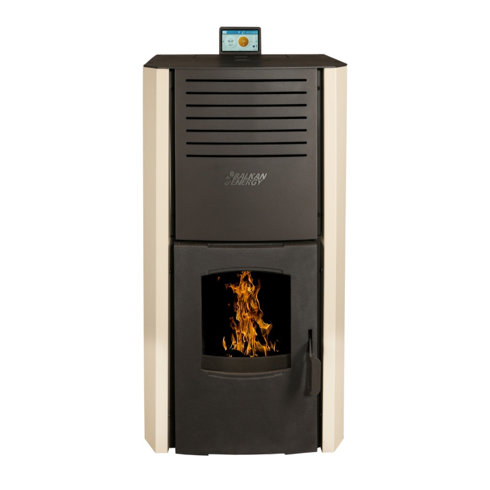 Piec / Kominek na pellet z płaszczem wodnym Balkan Energy Sofia, 25kW | Piece / kominki na pellet z płaszczem wodnym | Piece na pellet / Kominki na pellet |