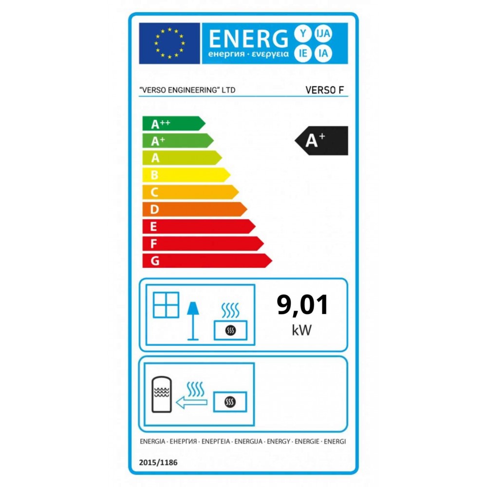 Piec z piekarnikiem na drewno Verso F, 9 kW | Bezpośrednie piece na drewno | Piece na drewno |