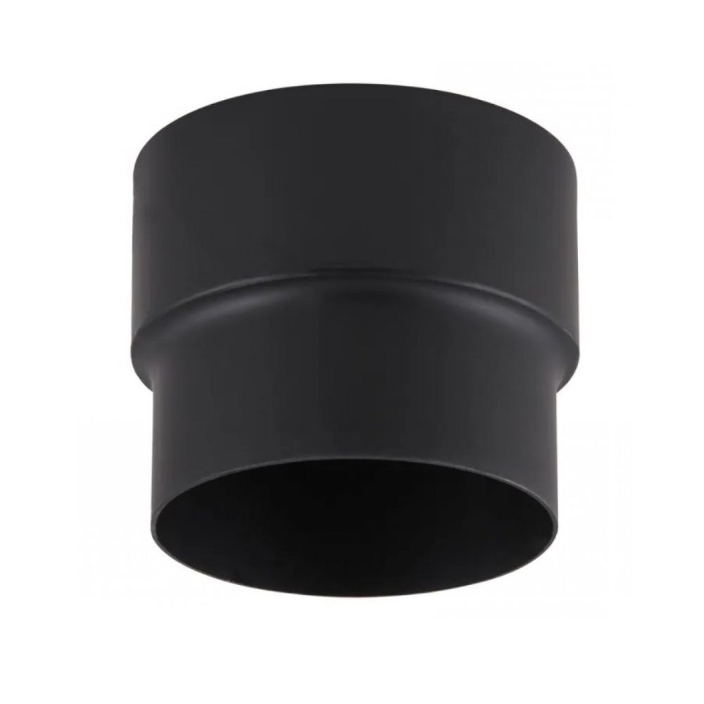 Adapter kominowy PARKANEX, stal, czarne, Ø130-150, Grubość 2mm | Rura kominowa | Kominy |