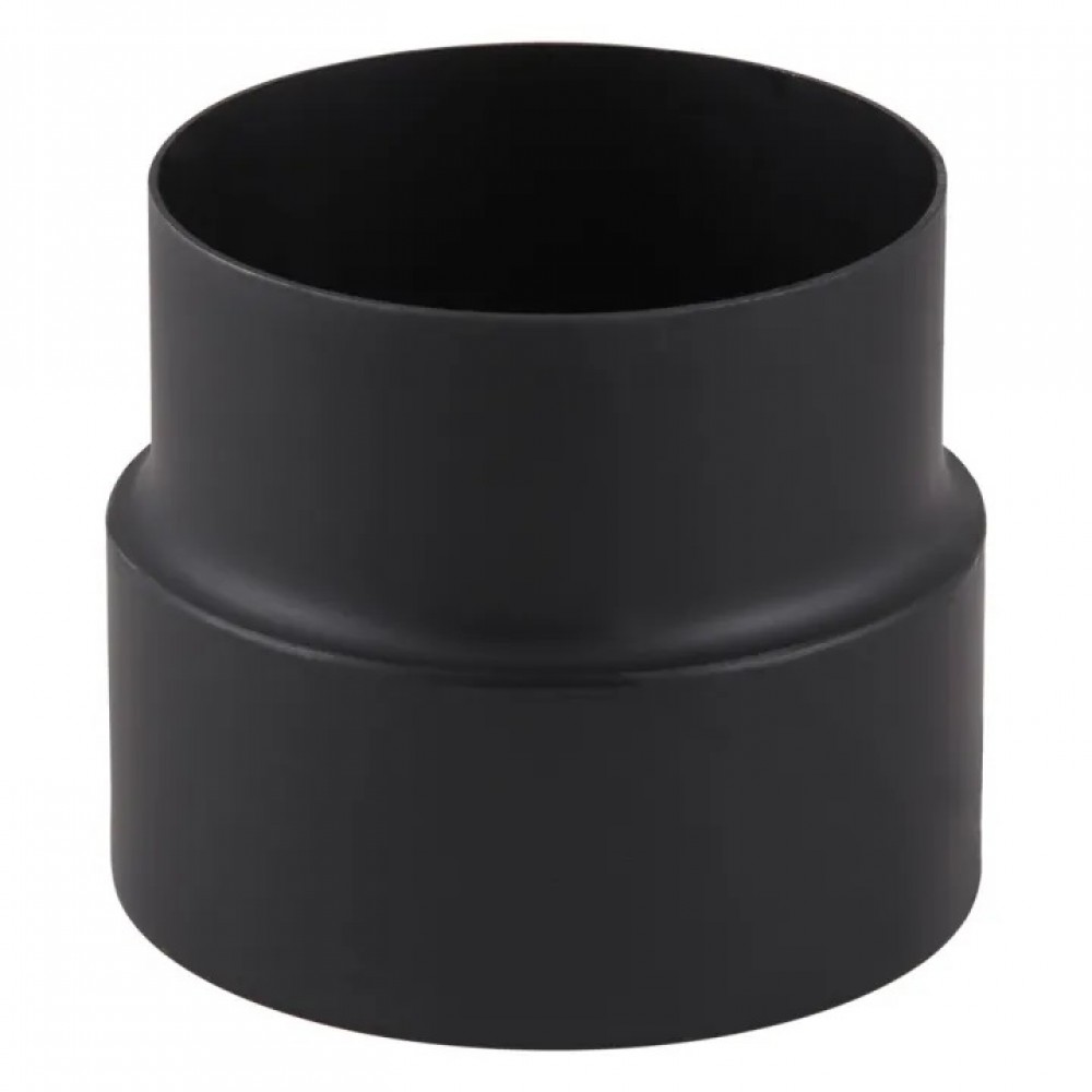 Adapter kominowy PARKANEX, stal, czarne, Ø150-130, Grubość 2mm | Rura kominowa | Kominy |