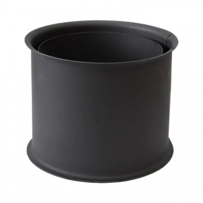 Podwójna rozeta kominowa PARKANEX, stal, czarne, 115 mm, Ø130, Grubość 2mm - Porównanie produktów