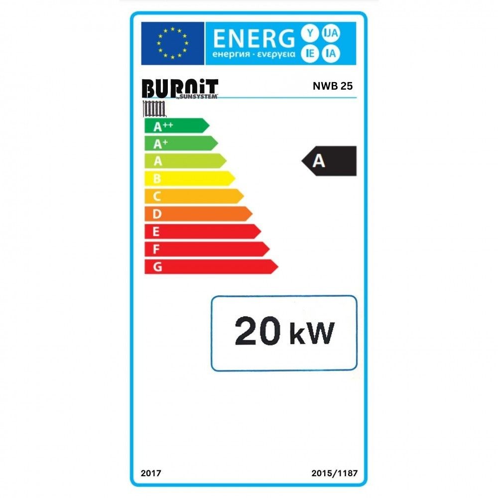 Kocioł na drewno BURNiT NWB 25, 20kW | Kotły na drewno |  |