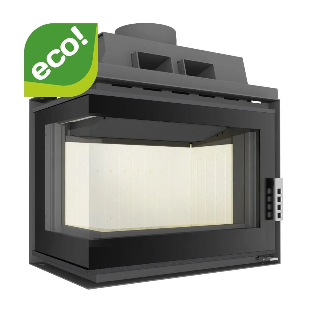 Wkład kominkowy UNIFLAM 600 DURO S z dolotem powietrza, lewa strona, 11 kW | Wkłady Kominkowe | Kominki |