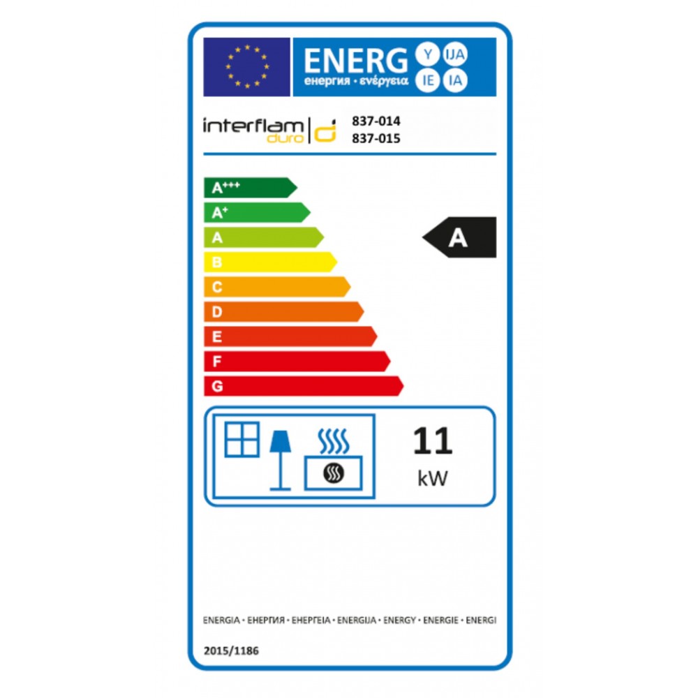 Wkład kominkowy UNIFLAM 600 DURO S z dolotem powietrza, prawa strona, 11 kW | Wkłady Kominkowe | Kominki |