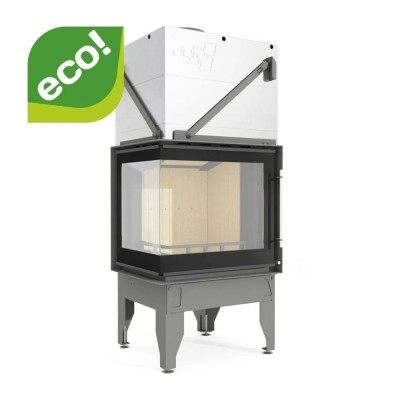 Wkład kominkowy UNIFLAM 660 DURO z systemem DGP i dolotem powietrza, lewa strona, 10 kW - Kominki