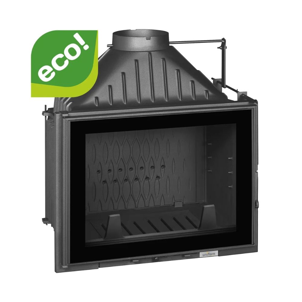 Wkład kominkowy UNIFLAM 700 PLUS ECO z przepustnicą i doprowadzeniem powietrza, 12 kW | Wkłady Kominkowe | Kominki |