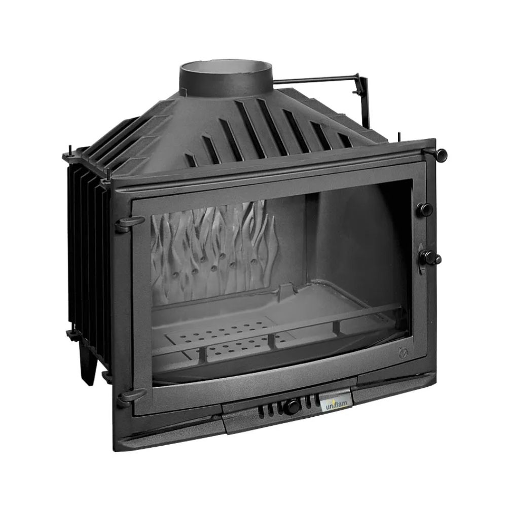 Wkład kominkowy UNIFLAM 700 SELENIC ECO z przepustnicą, 10 kW | Kominki żeliwny | Kominki |