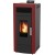 Piec / Kominek na pellet z płaszczem wodnym Alfa Plam Commo Bordeaux, 22.5kW