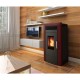 Piec / Kominek na pellet z płaszczem wodnym Alfa Plam Commo Bordeaux, 22.5kW | Piece / kominki na pellet z płaszczem wodnym | Piece na pellet / Kominki na pellet |