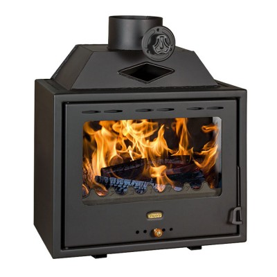 Wkład kominkowy Prity PS2, prawy, 10.3 kW - Kominki na drewno