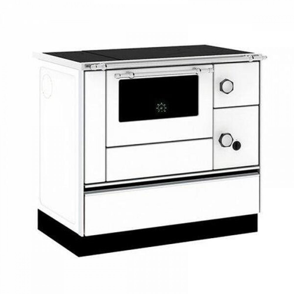 Kuchenka na drewno Alfa Plam Alfa 90 H Favorit, Biały, Lewo, 6.4 kW | Kuchenki na drewno | Drewno |