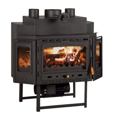 Wkład kominkowy Prity TCF żeliwny, 18.5 kW - Kominki na drewno