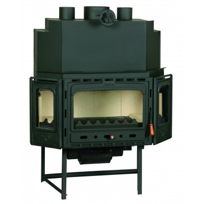 Wkład kominkowy Prity TC2F żeliwny, 18.5kW - Kominki na drewno