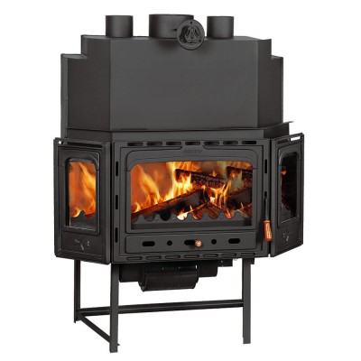 Wkład kominkowy Prity TC2F żeliwny, 18.5kW - Kominki na drewno