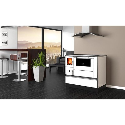 Kuchenka na drewno Alfa Plam Dominant 90H, Biały, 6.5 kW - Porównanie produktów