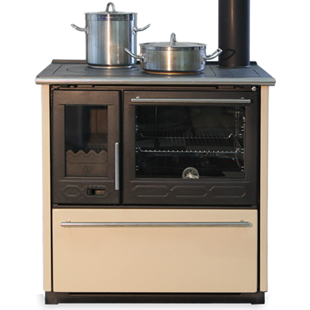 Kuchenka na drewno Plamen 850 Glas N, 8kW | Piece na drewno z piekarnikiem | Piece na drewno |