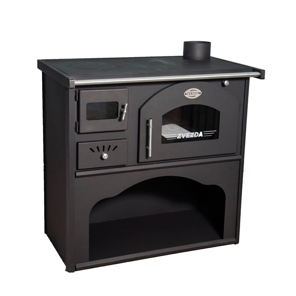 Kuchenka na drewno Zvezda Classic GFS, Prawo, 5.9 kW | Kuchenki na drewno |  |
