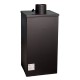 Piec na drewno Prity K1 Optima, 9.5 kW | Bezpośrednie piece na drewno | Piece na drewno |