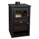 Piec na drewno Prity K22 CP z żeliwną płytą wierzchnią, 10.4kW | Bezpośrednie piece na drewno | Piece na drewno |